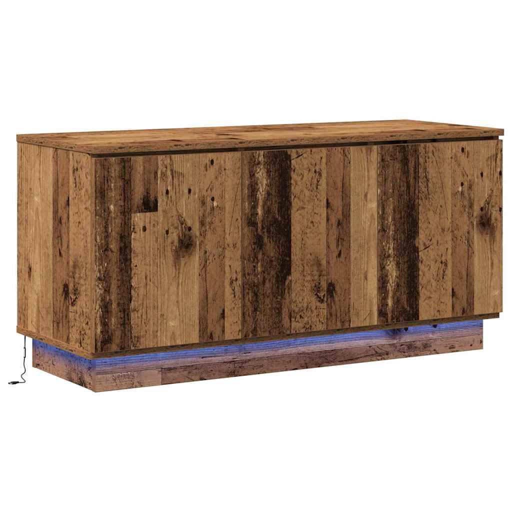 TV szekrény 100 x 38 x 49 cm Öreg fa Szerelt Fa