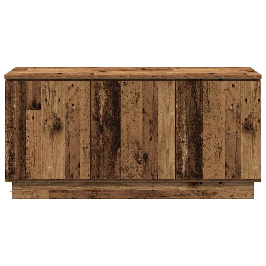 TV szekrény 100 x 38 x 49 cm Öreg fa Szerelt Fa