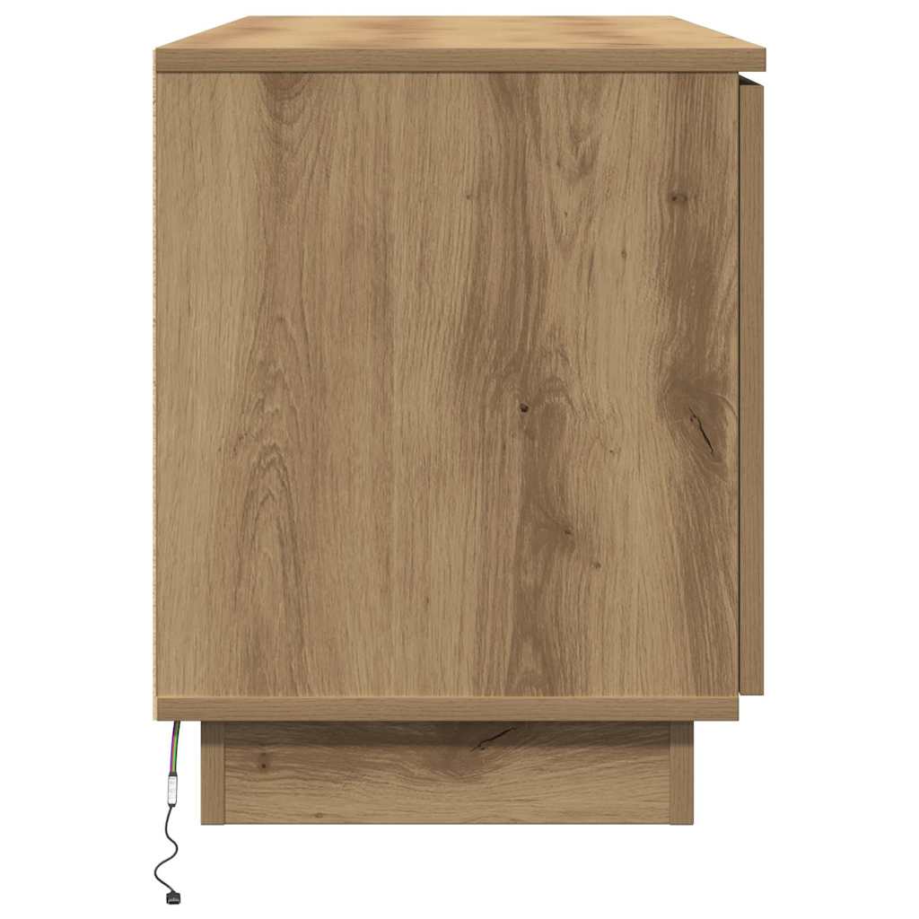 TV szekrény 100 x 38 x 49 cm Artisan tölgy Szerelt Fa