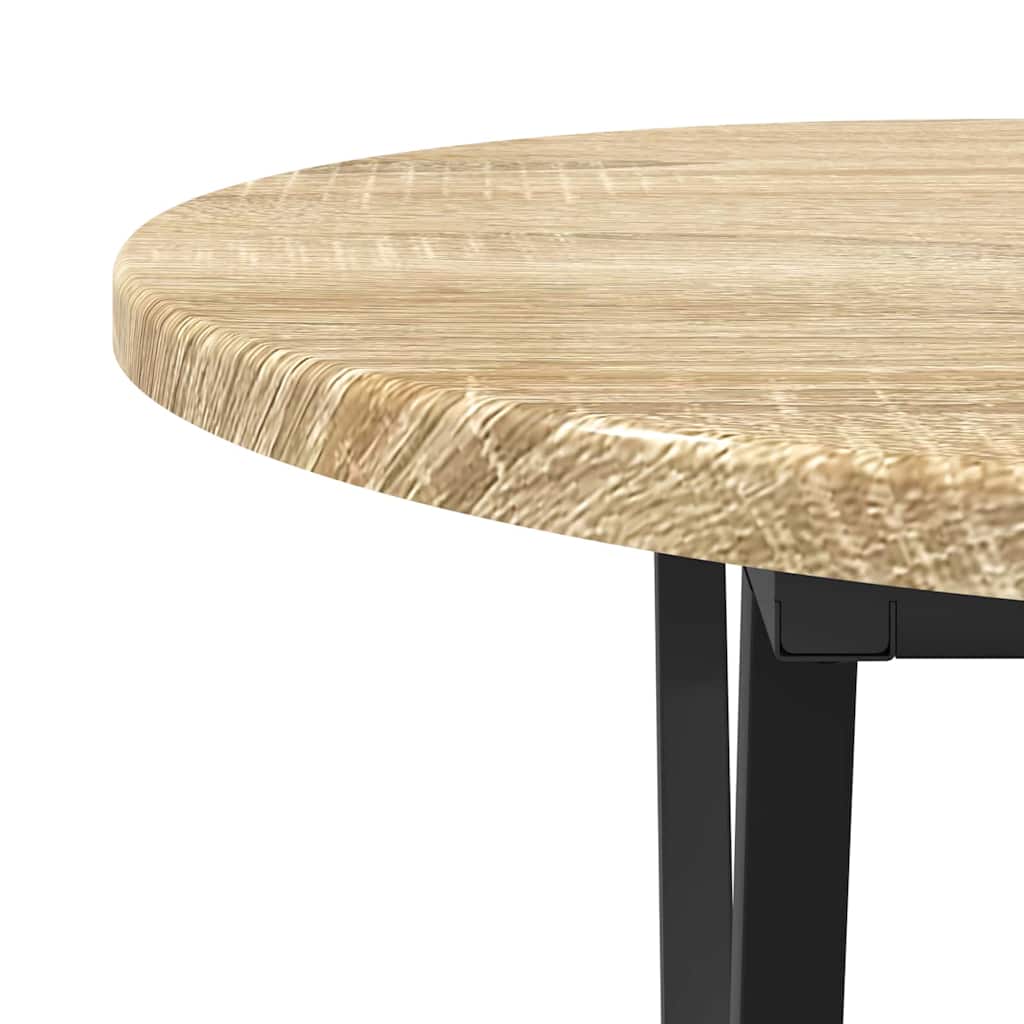 Dohányzóasztal Sonoma tölgy 80 x 40 x 40.5 cm Mérnöki fa és fém