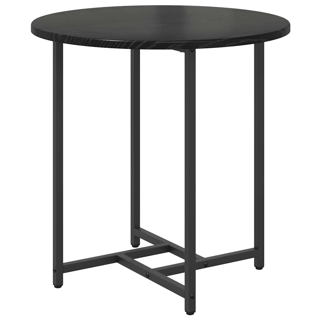 Kisasztal készlet 2 pcs Fekete tölgy