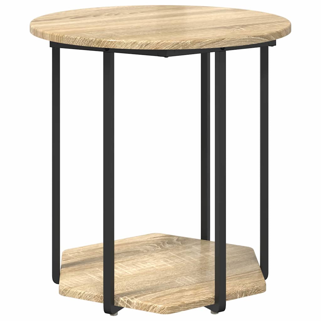 Kisasztal készlet polcokkal 2 pcs Barna