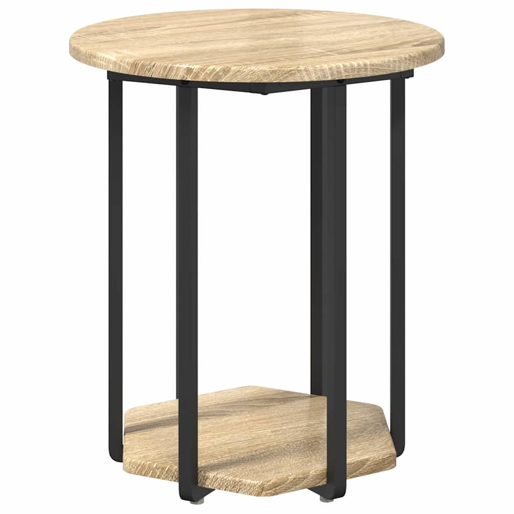 Kisasztal készlet polcokkal 2 pcs Barna