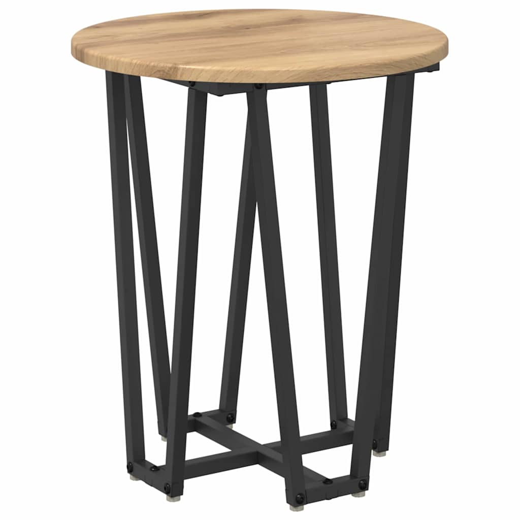 Kisasztal készlet 2 db Artisan tölgy és fekete