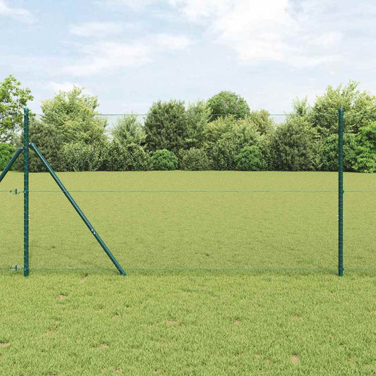 Hatszögletű kerítés talajrögzítő 50 x 1,4 m PVC-bevonatos acél