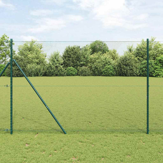 Hatszögletű kerítés talajrögzítő 50 x 1,5 m PVC-bevonatos acél