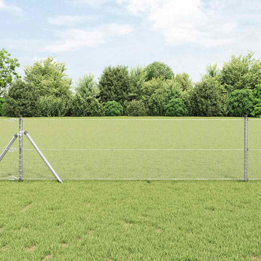 Hatszögletű kerítés talajrögzítő 10 x 0,6 m Horganyzott Acél