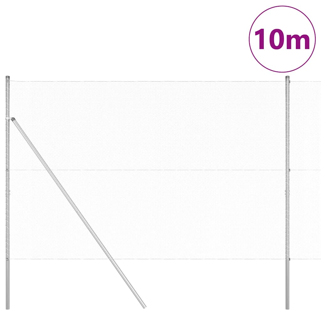 Hatszögletű kerítés talajrögzítő 10 x 1,5 m Horganyzott Acél