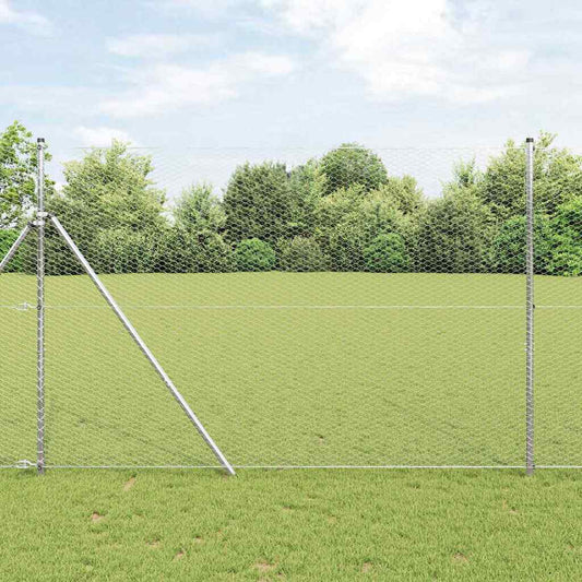Hatszögletű kerítés talajrögzítő 10 x 1,5 m Horganyzott Acél