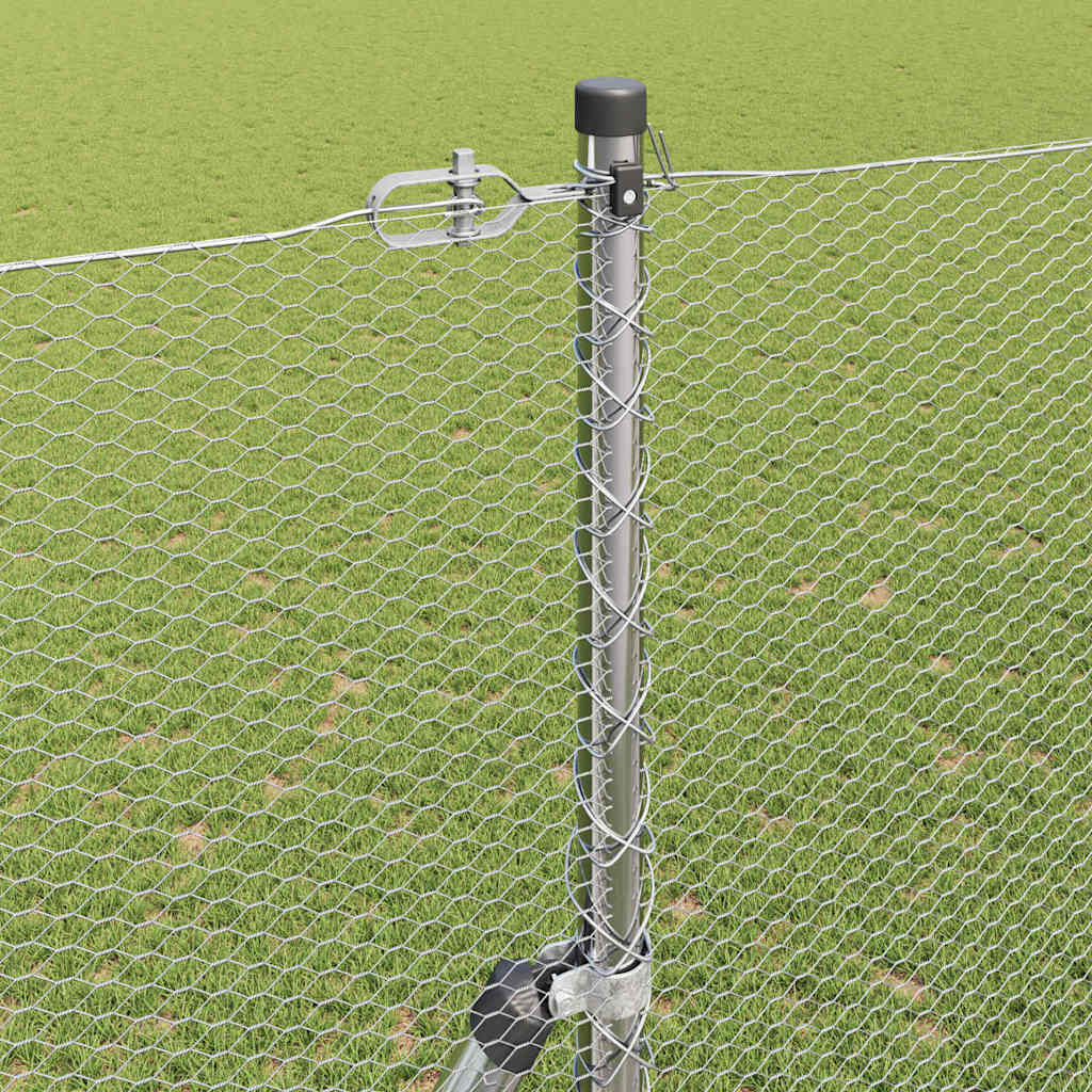 Hatszögletű kerítés talajrögzítő 10 x 1,6 m Horganyzott Acél