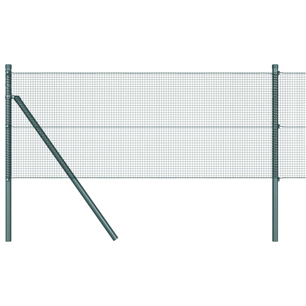 Hegesztett dróthálós kerítés talaj rögzítés 10 x 0,6 m Zöld