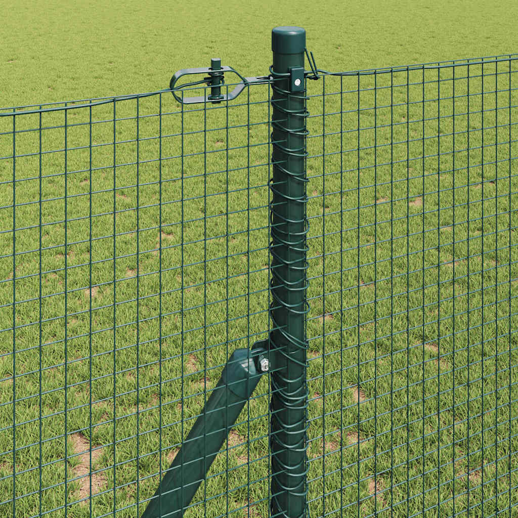 Hegesztett dróthálós kerítés talaj rögzítés 10 x 1 m Zöld Háló