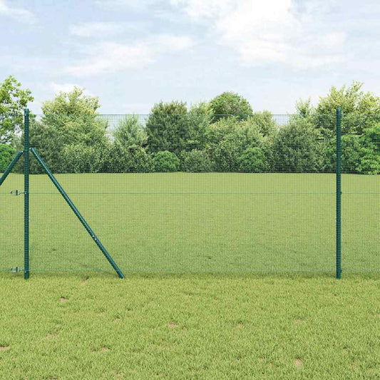 Hegesztett dróthálós kerítés talaj rögzítés 10 x 1,2 m Zöld