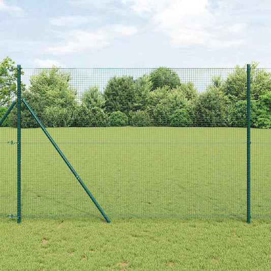 Talajra rögzíthető hegesztett drótkerítés 10 x 1,5 m (Sz x M)