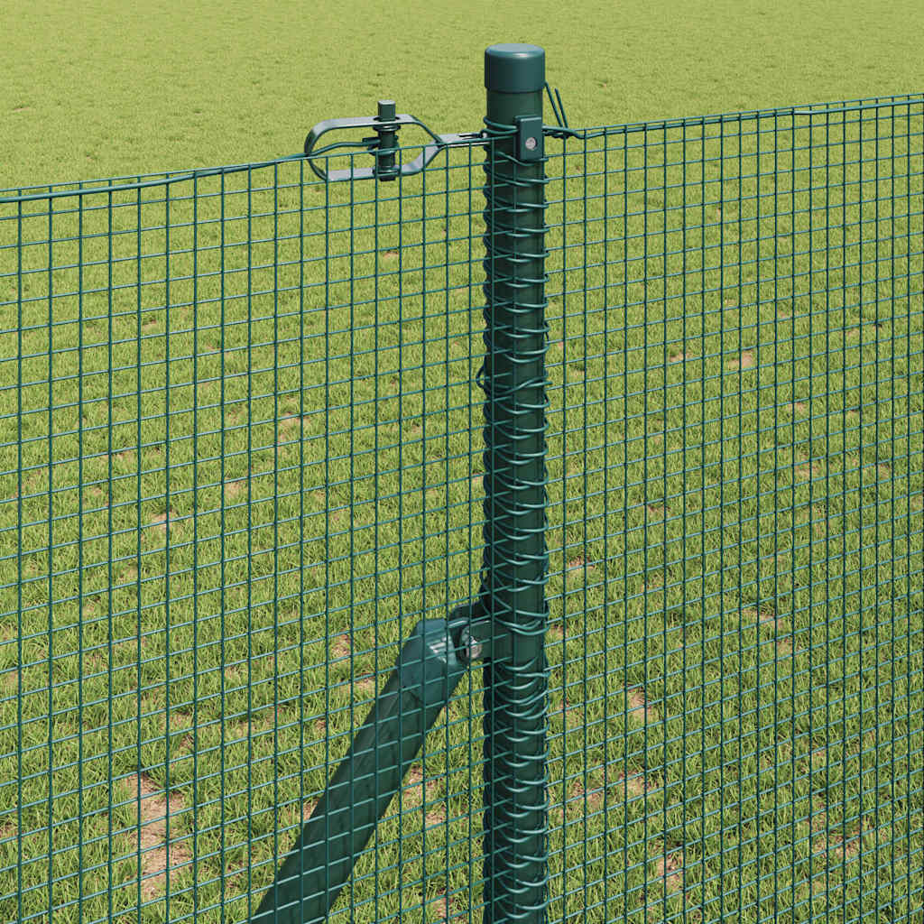 Hegesztett dróthálós kerítés talaj rögzítés 25 x 1,4 m Zöld