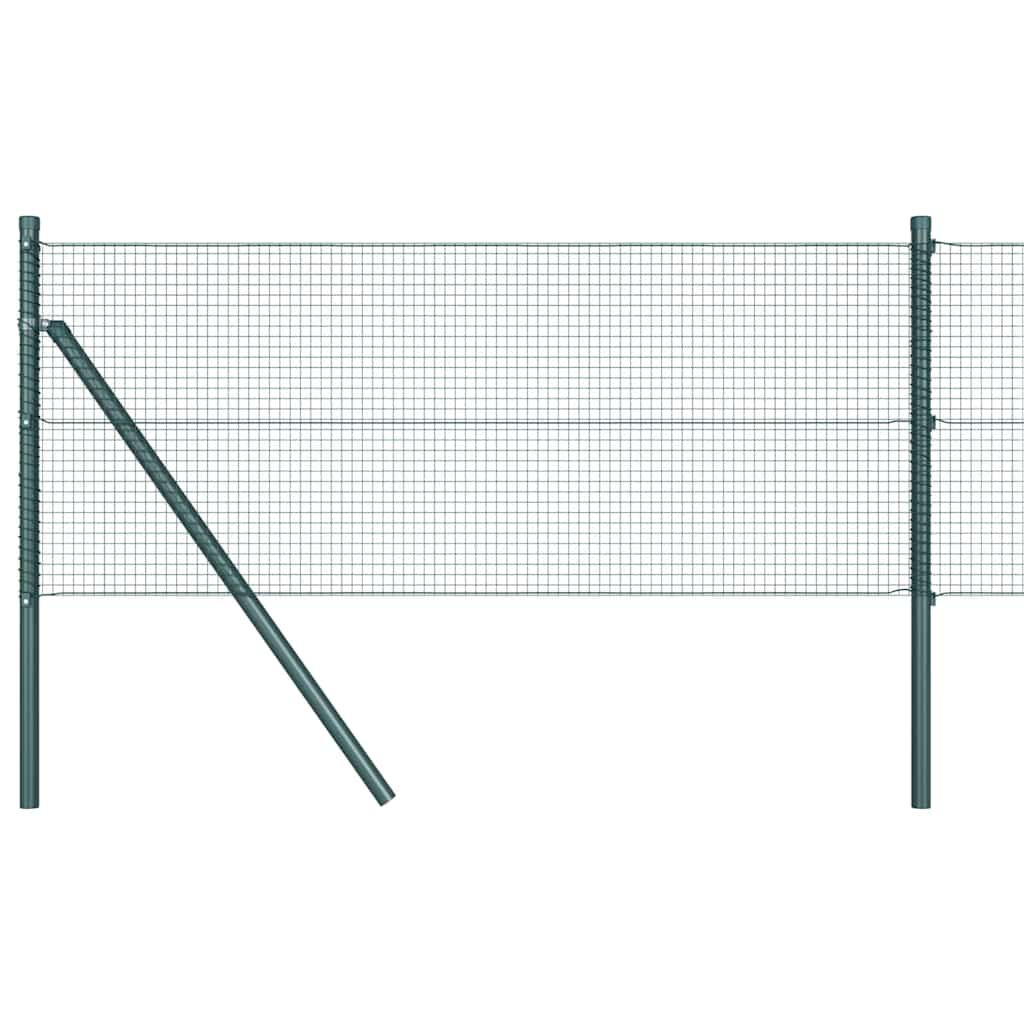 Hegesztett dróthálós kerítés talaj rögzítés 50 x 0,4 m Zöld