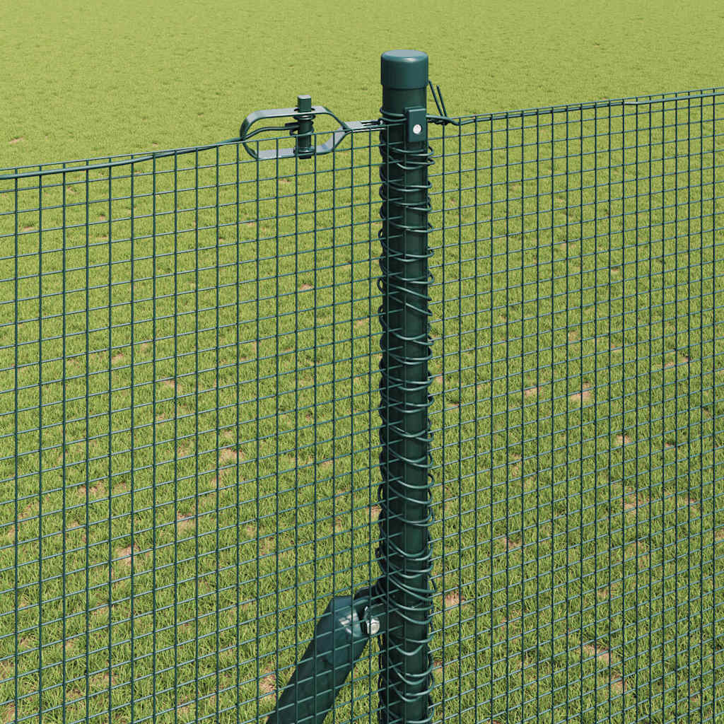 Hegesztett dróthálós kerítés talaj rögzítés 50 x 1,5 m Zöld