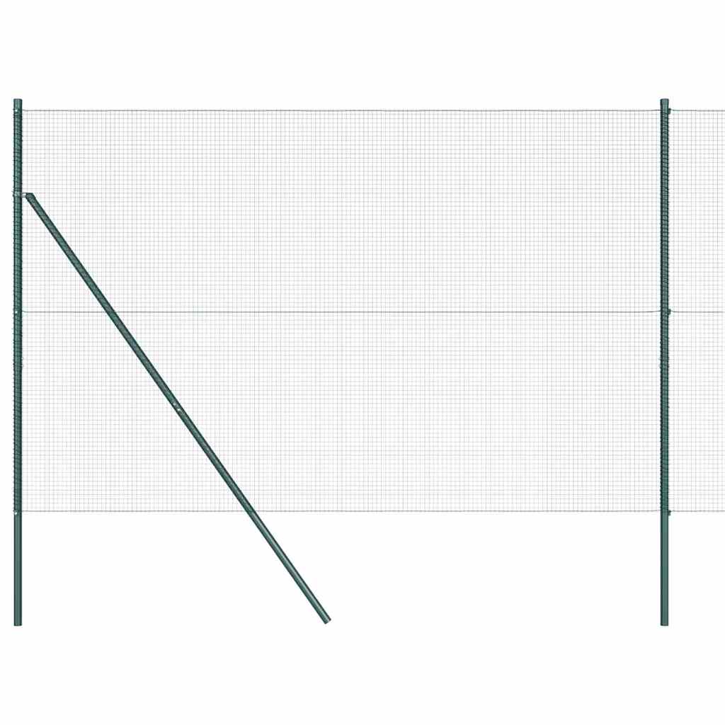 Hegesztett dróthálós kerítés talaj rögzítés 50 x 1,5 m Zöld