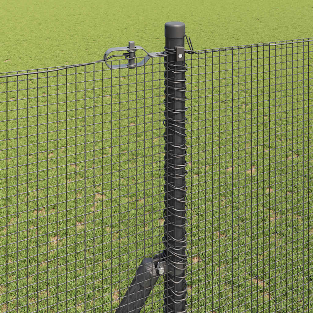 Hegesztett dróthálós kerítés talaj rögzítés 10 x 1,5 m Szürke