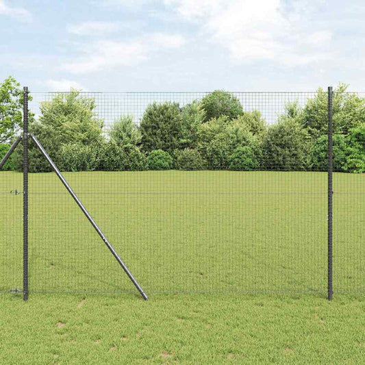 Talajra rögzíthető hegesztett drótkerítés 10 x 1,5 m (Sz x M)