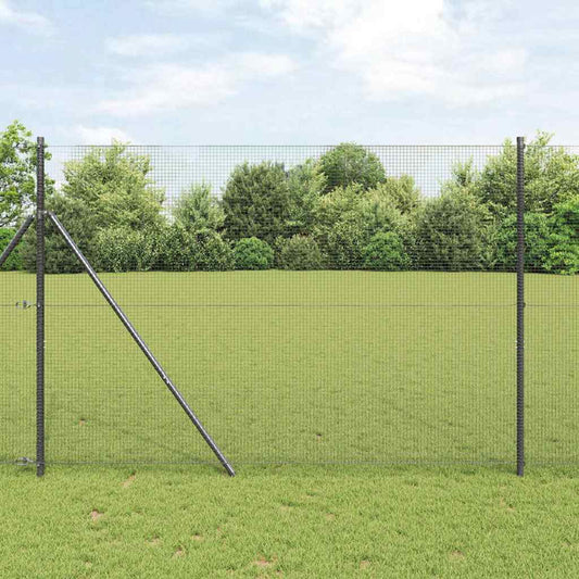 Hegesztett dróthálós kerítés talaj rögzítés 10 x 1,6 m Szürke