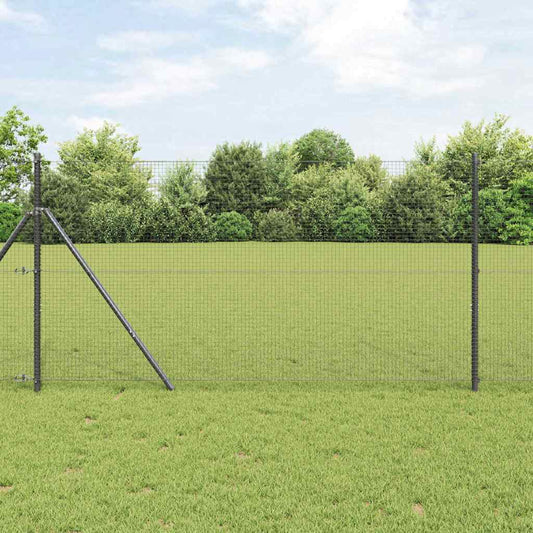 Hegesztett dróthálós kerítés talaj rögzítés 25 x 1,2 m Szürke
