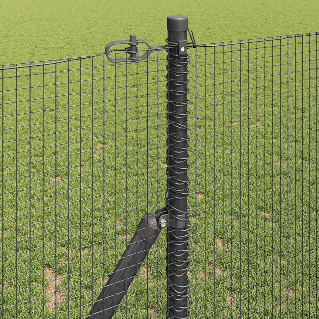 Hegesztett dróthálós kerítés talaj rögzítés 50 x 1,2 m Szürke