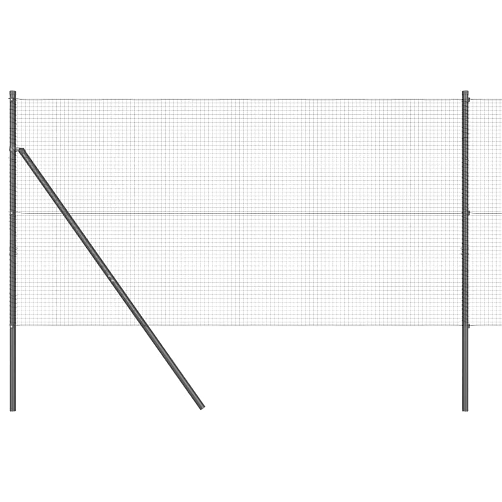 Hegesztett dróthálós kerítés talaj rögzítés 50 x 1,2 m Szürke