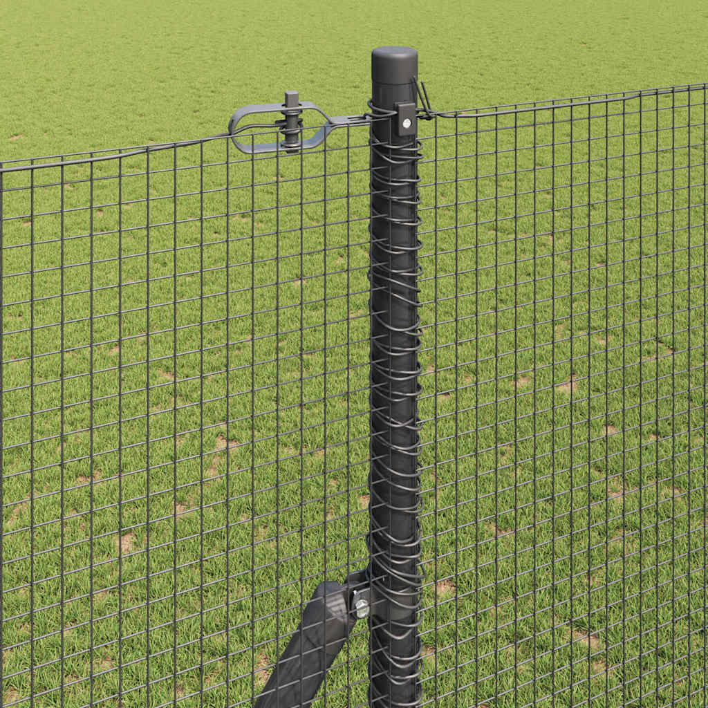 Hegesztett dróthálós kerítés talaj rögzítés 50 x 1,4 m Szürke