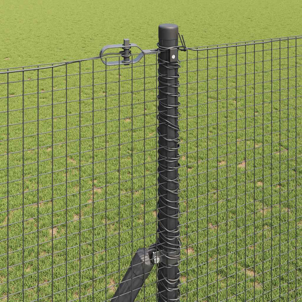 Hegesztett dróthálós kerítés talaj rögzítés 50 x 1,4 m Szürke