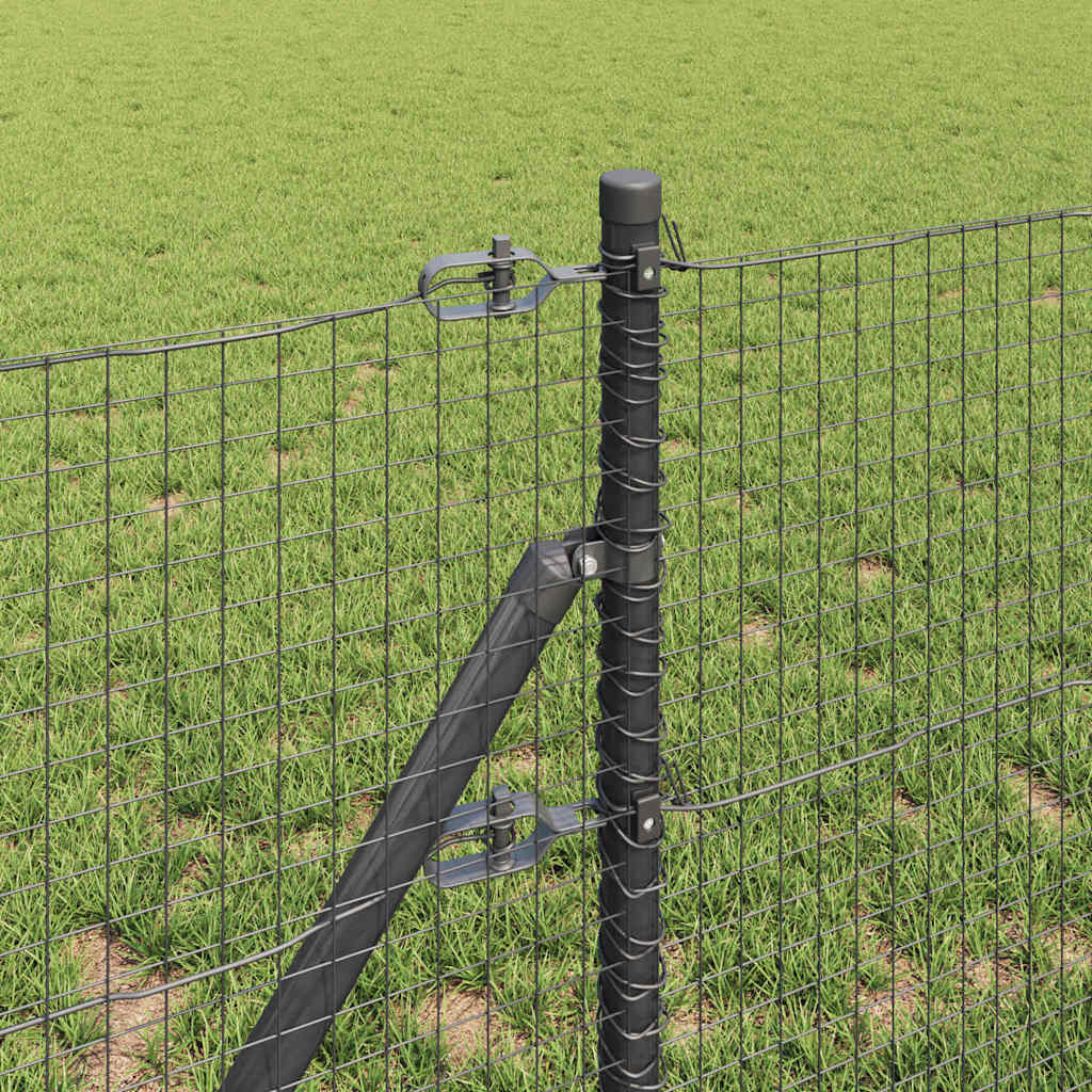Hegesztett dróthálós kerítés talaj rögzítés 100 x 0,8 m Szürke