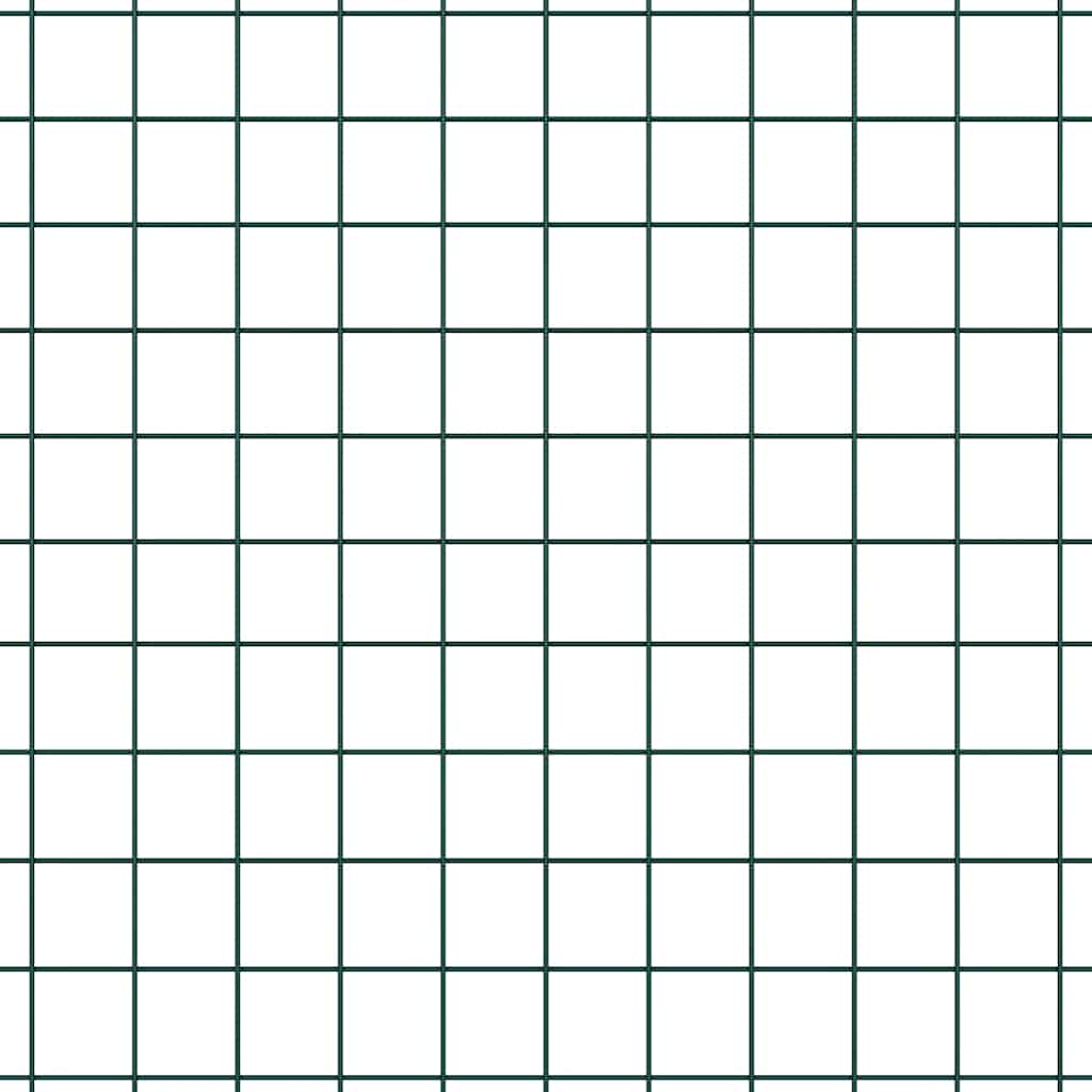 Hevederes drótkerítés tüskékkel 10 x 0,5 m PVC-bevonatos Acél