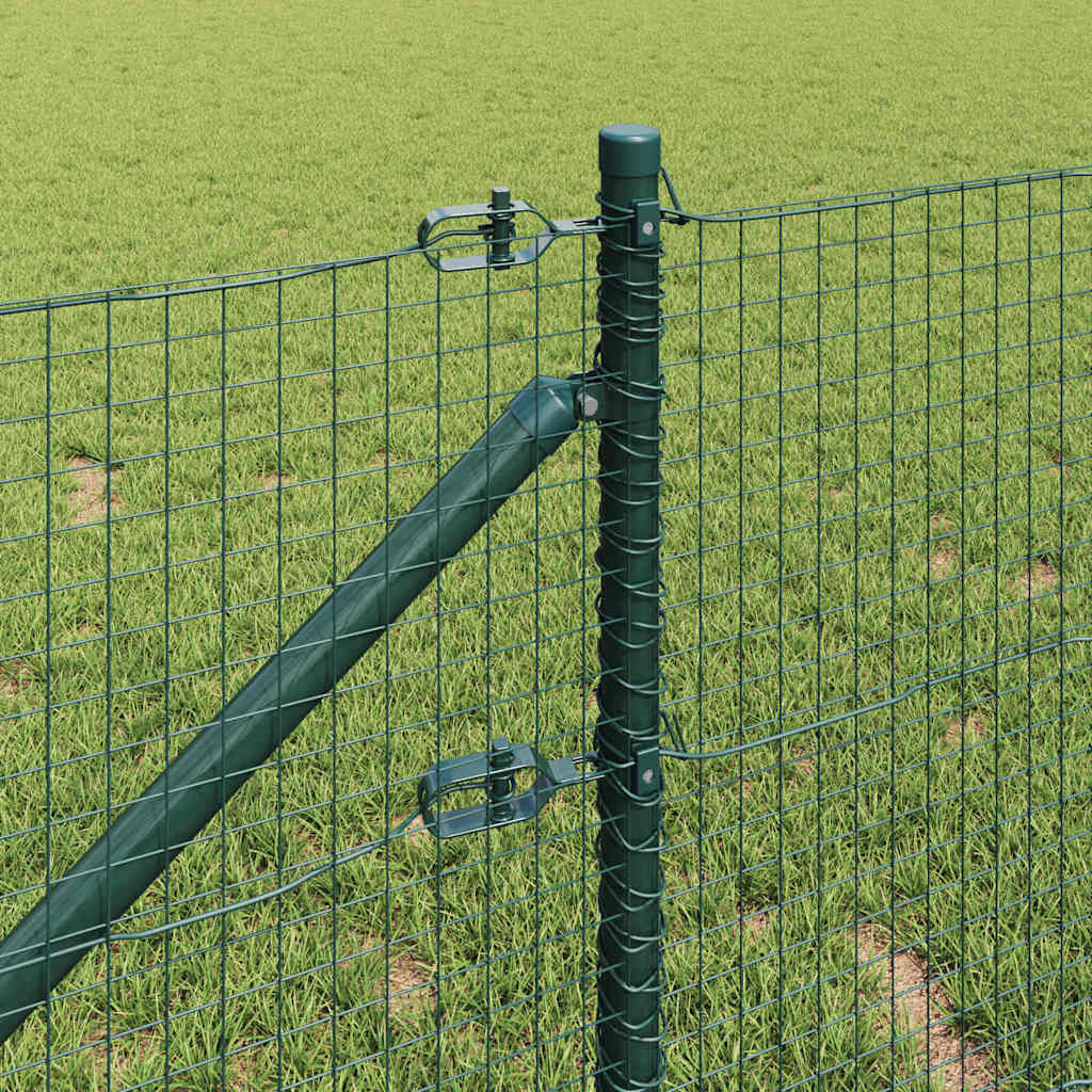 Hevederes drótkerítés tüskékkel 10 x 0,5 m PVC-bevonatos Acél