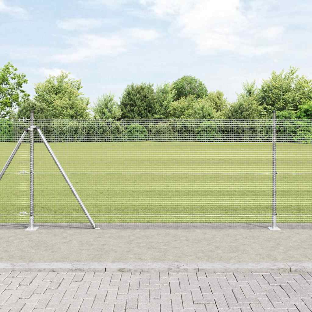 Hegesztett Drótháló Beton Alappal 10 x 0,8 m Horganyzott Acél