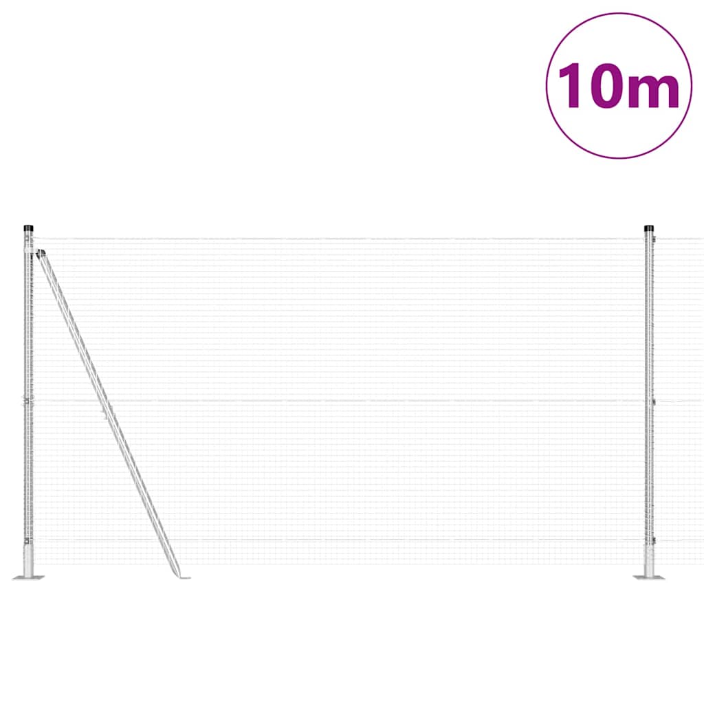 Hegesztett Drótháló Beton Alappal 10 x 1,2 m Horganyzott Acél