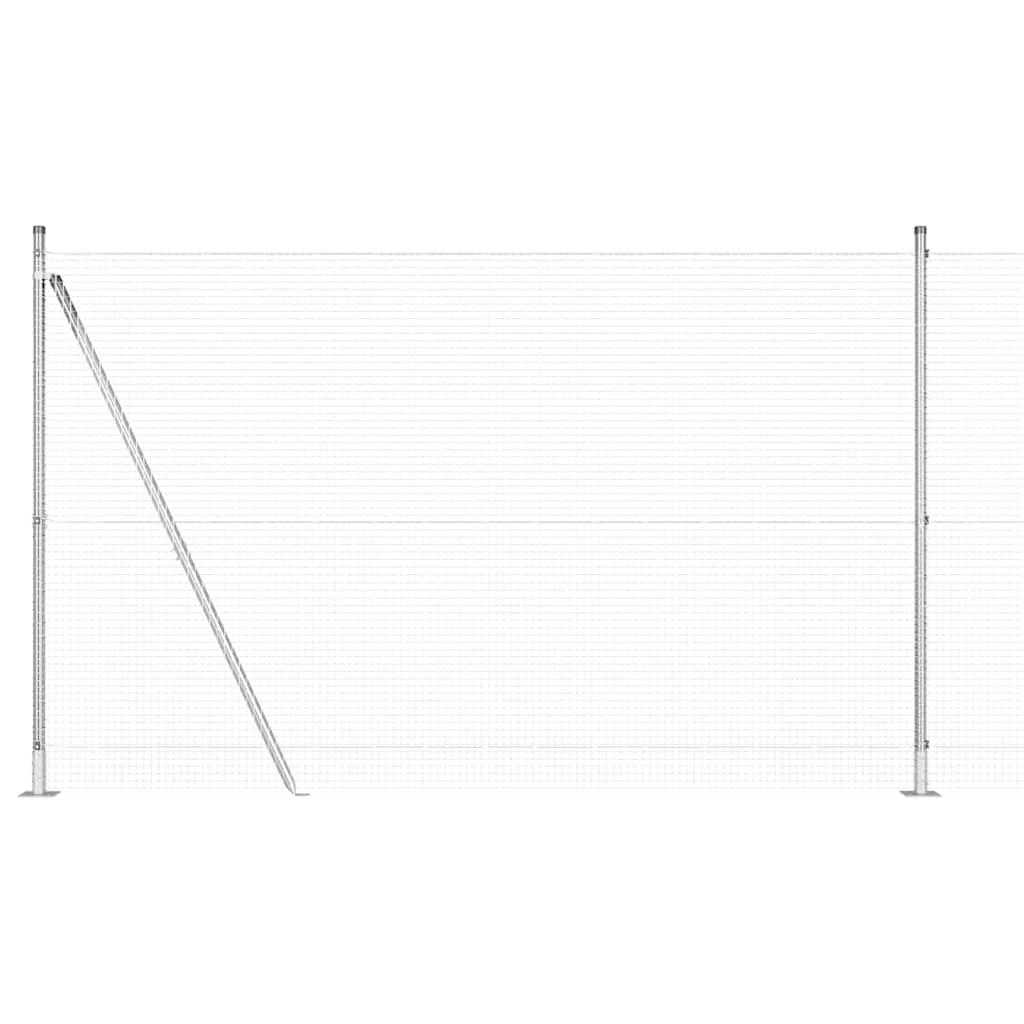 Hegesztett Drótháló Beton Alappal 10 x 1,5 m Horganyzott Acél