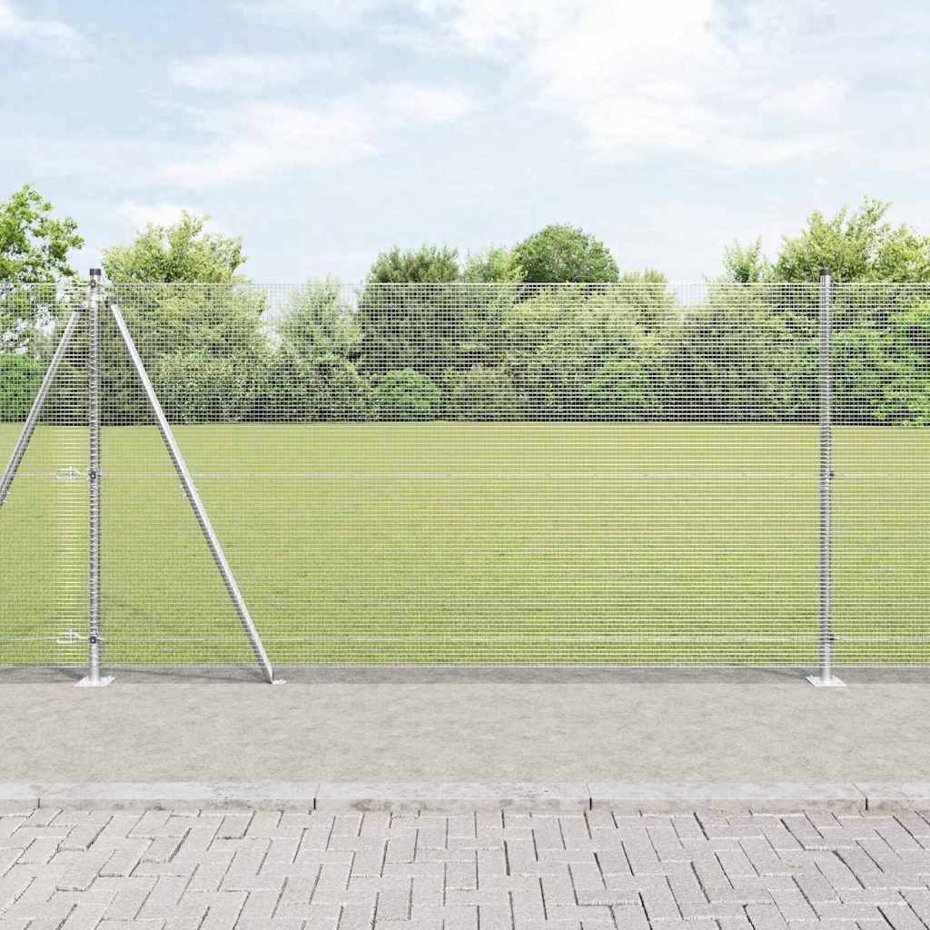 Hegesztett Drótháló Beton Alappal 25 x 1,2 m Horganyzott Acél