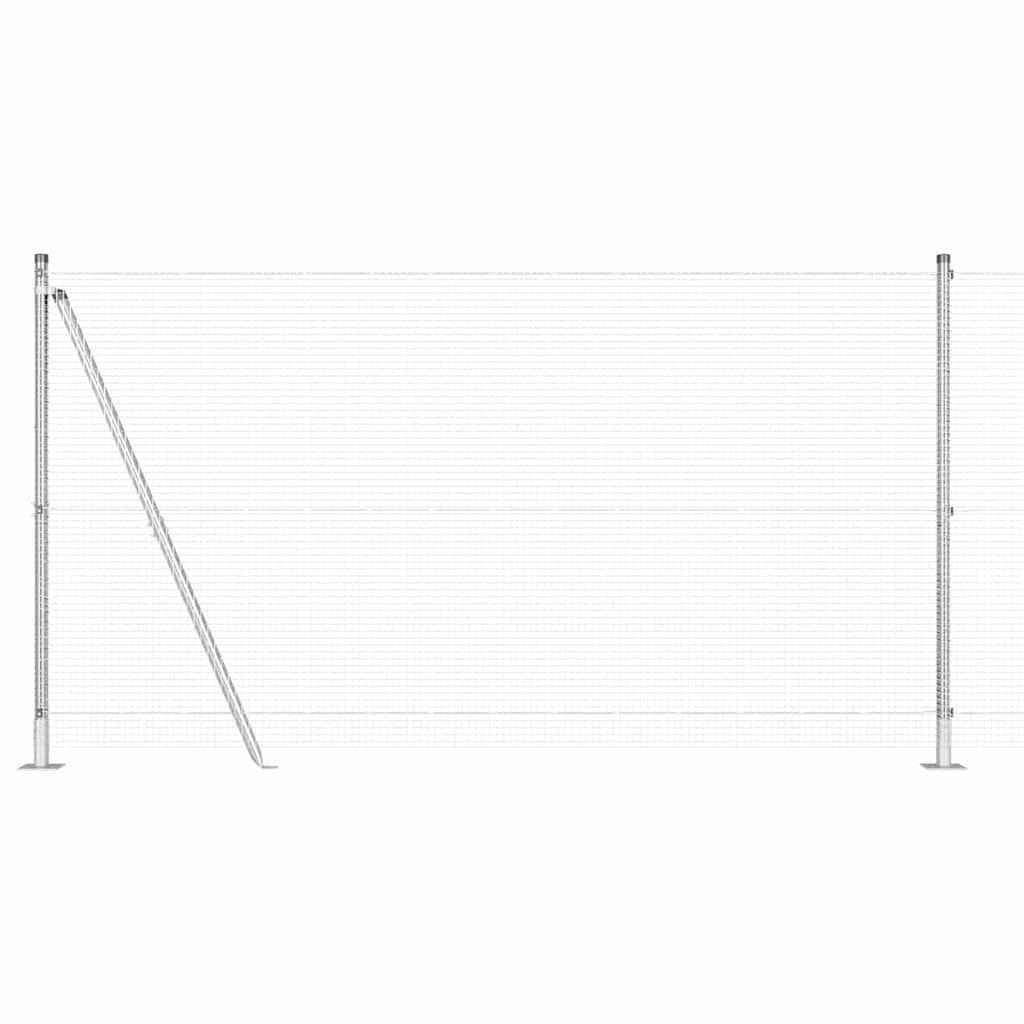 Hegesztett Drótháló Beton Alappal 25 x 1,2 m Horganyzott Acél