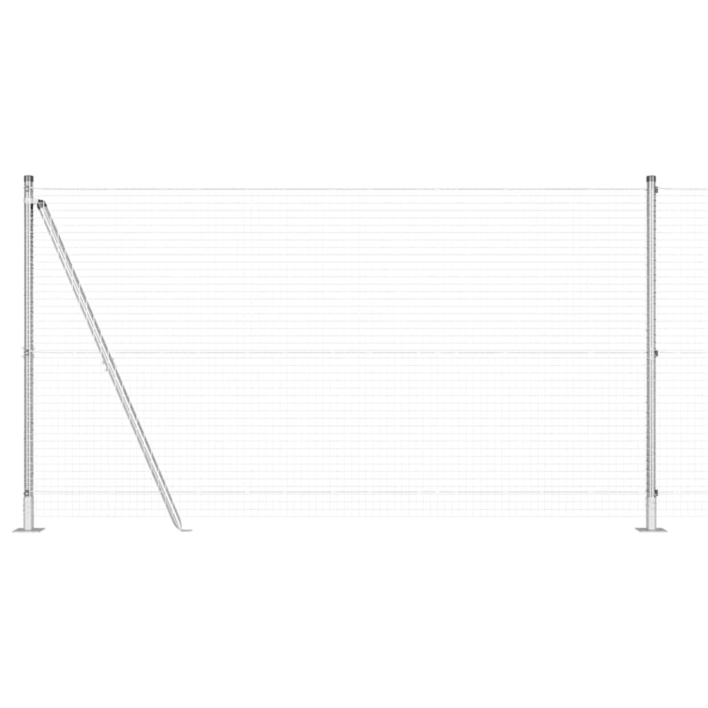Hegesztett Drótháló Beton Alappal 25 x 1,2 m Horganyzott Acél
