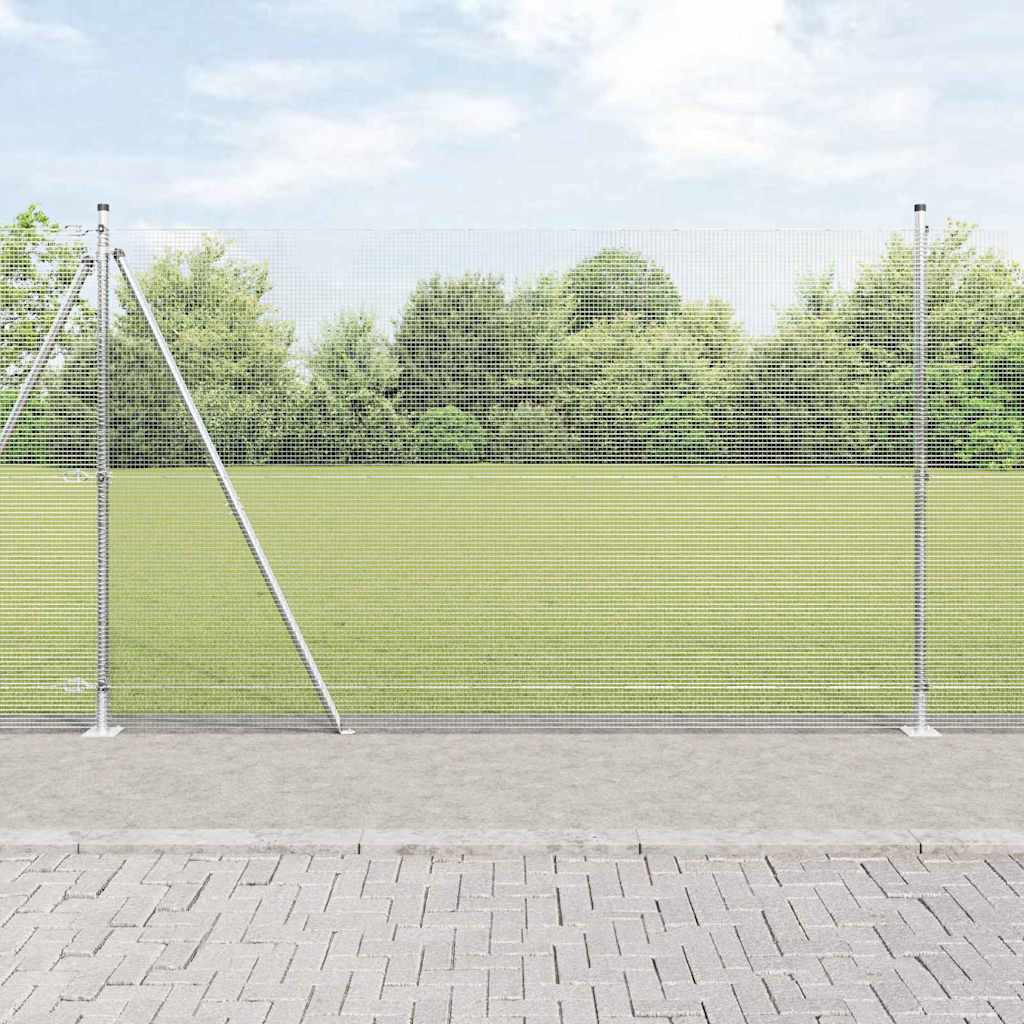 Hegesztett Drótháló Beton Alappal 25 x 1,5 m Horganyzott Acél