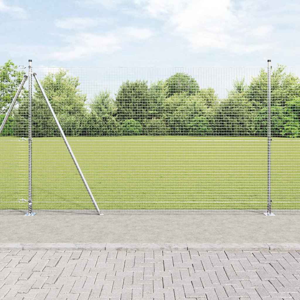Hegesztett Drótháló Beton Alappal 25 x 1,5 m Horganyzott Acél