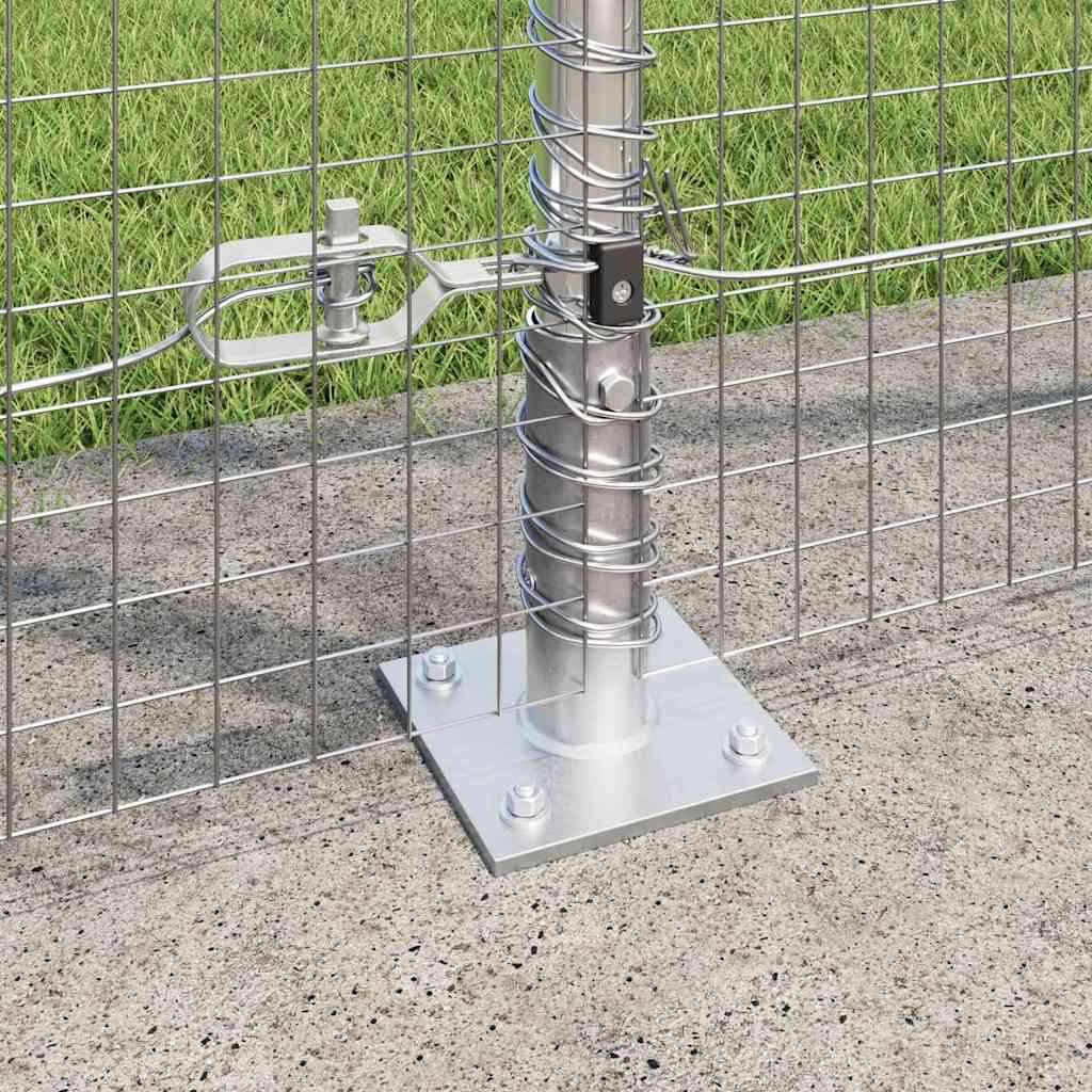 Hegesztett Drótháló Beton Alappal 25 x 1,6 m Horganyzott Acél