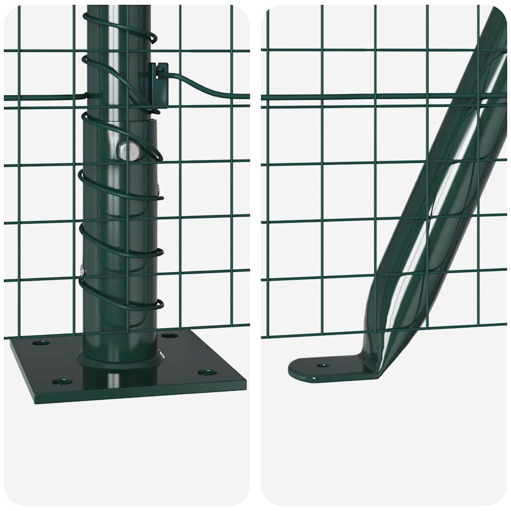 Hegesztett Drótháló Beton Alappal 10 x 0,5 m PVC-bevonatos acél
