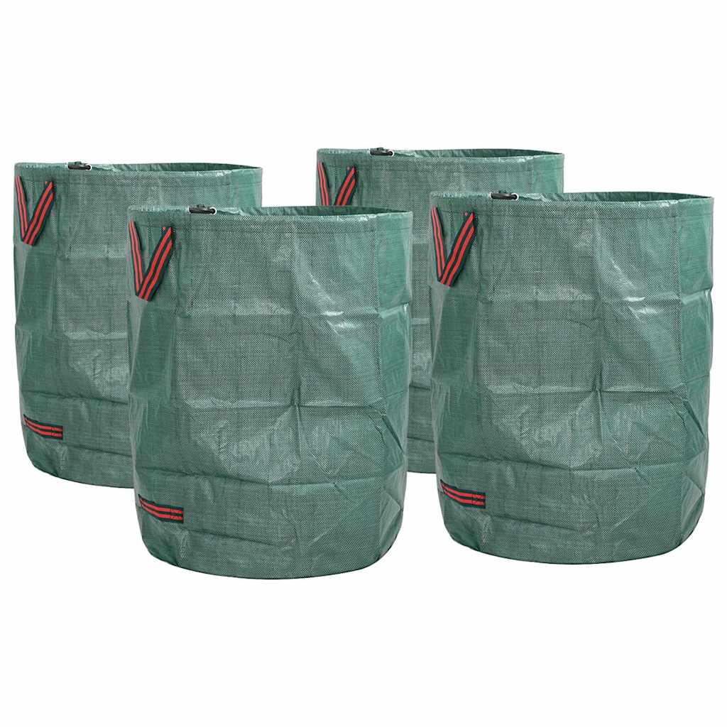 Kerti hulladéktáskák 4 pcs Zöld 66 x 66 x 83,5 cm Polipropilén