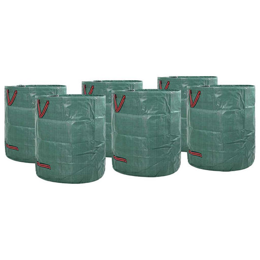 Kerti hulladéktáskák 12 pcs Zöld 67 x 67 x 75,5 cm Polipropilén