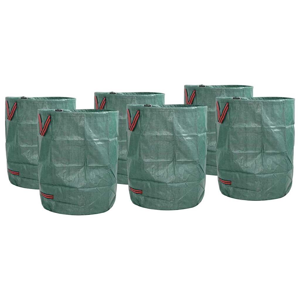Kerti hulladéktáskák 12 pcs Zöld 66 x 66 x 83,5 cm Polipropilén
