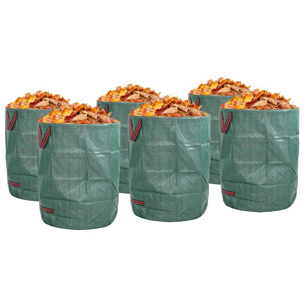 Kerti hulladéktáskák 12 pcs Zöld 66 x 66 x 83,5 cm Polipropilén