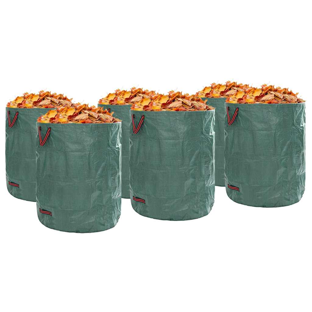 Kerti hulladéktáskák 12 pcs Zöld 79 x 79 x 99,5 cm Polipropilén