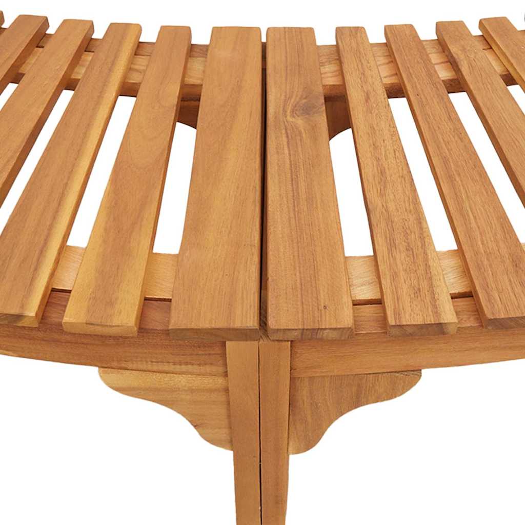 Jakuzzi Környezet Félkör Barna 272 x 120 x 55,5 cm Tömör Akácfa