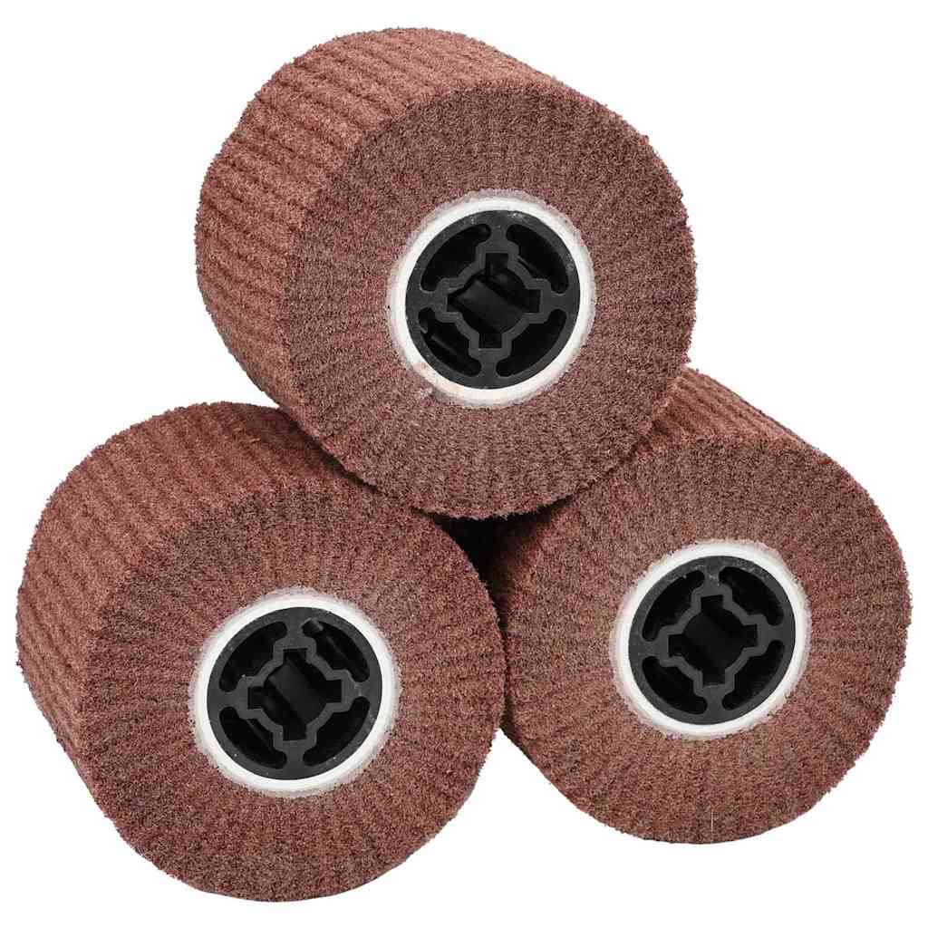 Csiszoló hengerek 3 pcs Barna 12 x 12 x 10 cm Syntetikus rost